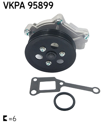 Vodné čerpadlo, chladenie motora SKF